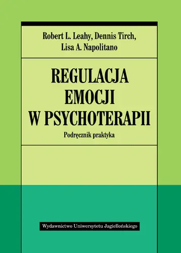 Okładka: Regulacja emocji w psychoterapii