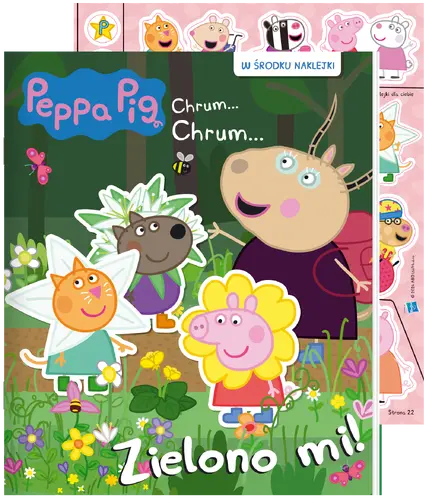 Okładka: Peppa Pig. Chrum... chrum cz. 87 Zielono mi!