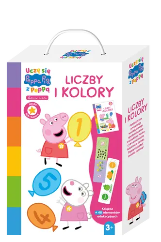 Okładka: Uczę się z Peppą. Liczby i kolory.