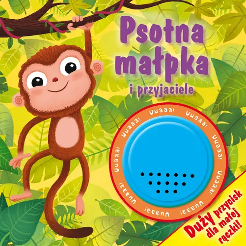 Okładka: Psotna małpka i przyjaciele