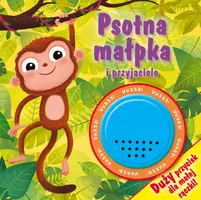 Okładka: Psotna małpka i przyjaciele