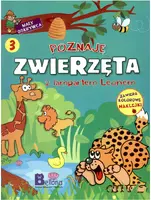 Okładka: Poznaję zwierzęta z lampartem Leonem