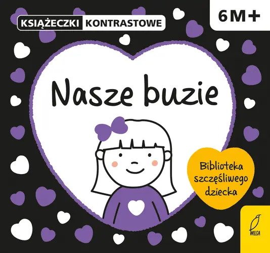 Okładka: Nasze buzie. Książeczki kontrastowe 6m+