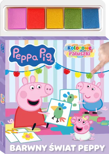 Okładka: Peppa Pig. Kolorowe Paluszki. Barwny świat Peppy