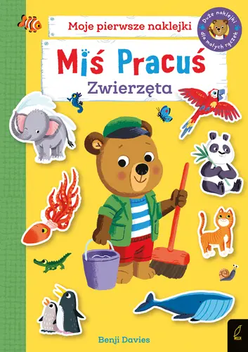 Okładka: Miś Pracuś. Zwierzęta. Książka z naklejkami