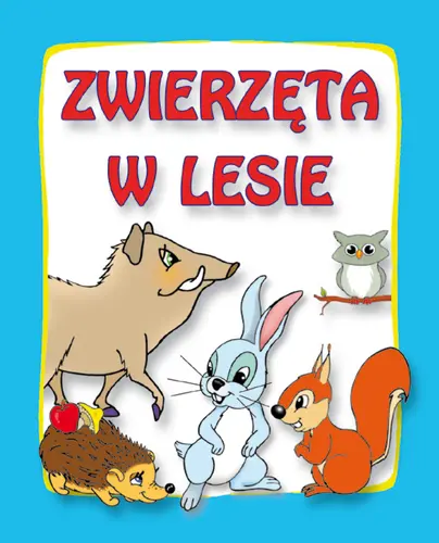Okładka: Zwierzęta w lesie. Średnie harmonijki