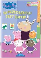Okładka: Peppa Pig. Przyklejam Odklejam. W przedszkolu jest super!