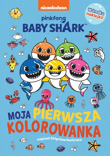 Okładka: Baby Shark. Moja pierwsza kolorowanka