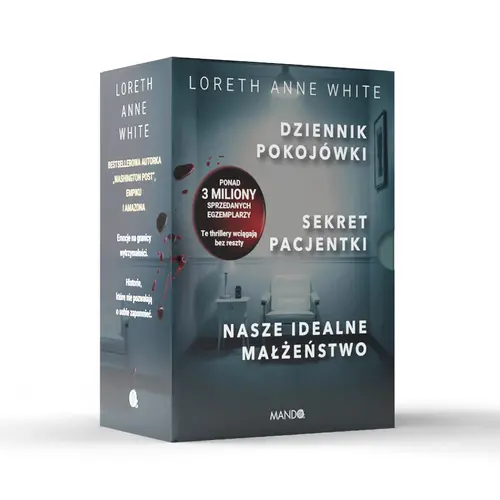 Okładka: Dziennik pokojówki, Sekret pacjentki, Nasze idealne małżeństwo