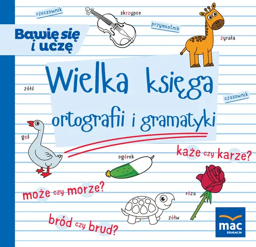 Okładka: Wielka księga ortografii i gramatyki