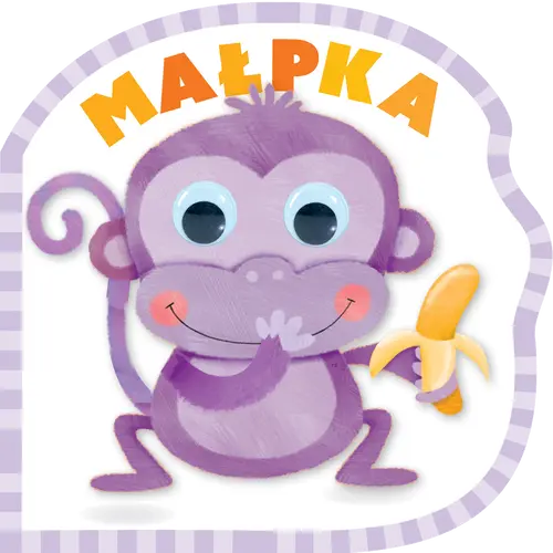 Okładka: Mrugnij oczkiem i posłuchaj. Małpka
