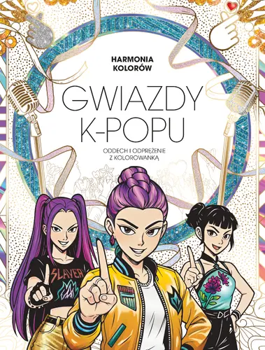 Okładka: Harmonia Kolorów. Gwiazdy K-POPU
