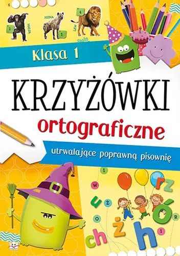 Okładka: Krzyżówki ortograficzne dla klasy 1