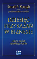 Okładka: Dziesięć przykazań w biznesie