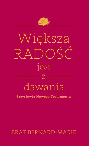 Okładka: Większa radość jest z dawania