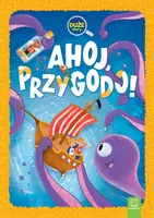 Okładka: Ahoj, przygodo! Duże litery. Oprawa twarda