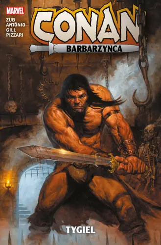 Okładka: Conan Barbarzyńca. Tygiel