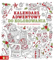 Okładka: Kalendarz adwentowy do kolorowania