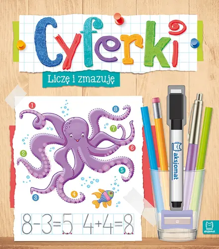 Okładka: Cyferki. Liczę i zmazuję