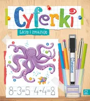 Okładka: Cyferki. Liczę i zmazuję