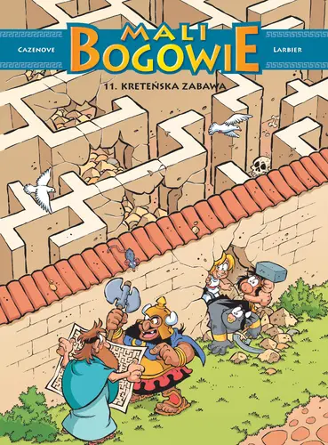 Okładka: Mali Bogowie. Tom 11. Kreteńska zabawa