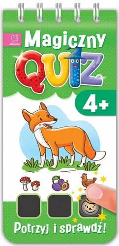 Okładka: Magiczny quiz. Potrzyj i sprawdź od 4 lat cz. 1