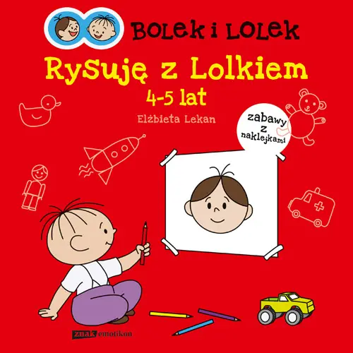 Okładka: Bolek i Lolek. Rysuję z Lolkiem