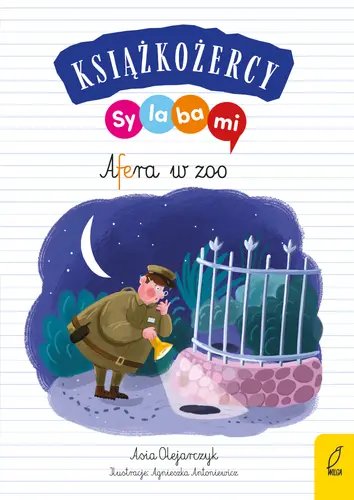 Okładka: Książkożercy. Sylabami. Afera z zoo