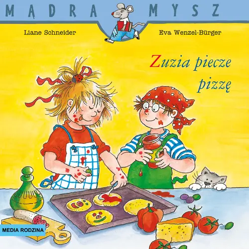 Okładka: Mądra Mysz. Zuzia piecze pizzę