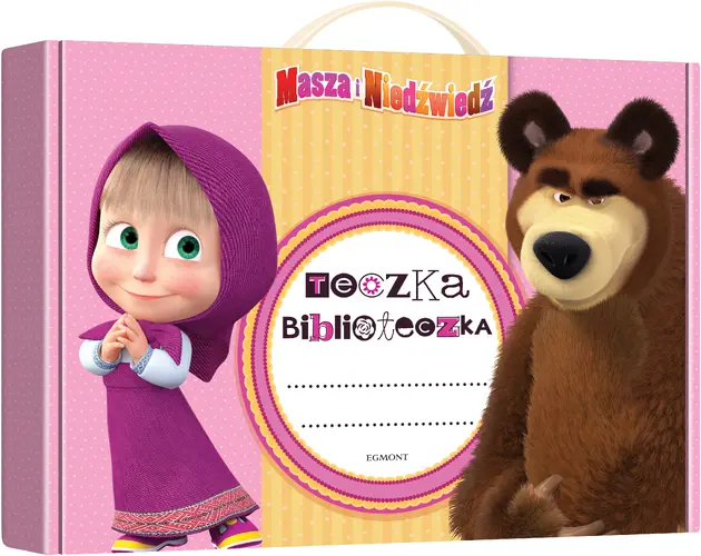 Okładka: Masza i Niedźwiedź. Teczka biblioteczka