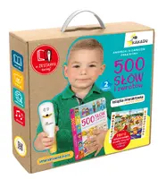 Okładka: Mówiąca książka interaktywna „500 słów i zwrotów. Angielski słowniczek obrazkowy cz. 2”