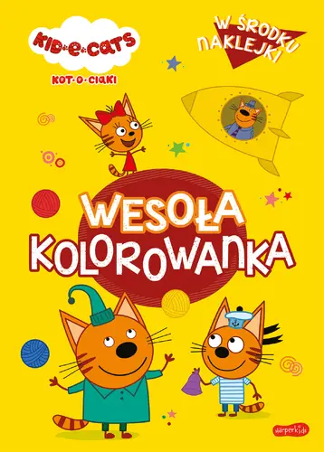 Okładka: Kot-o-ciaki. Wesoła kolorowanka
