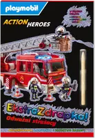 Okładka: Playmobil Action Heroes. Ekstrazdrapka. Odważni strażacy