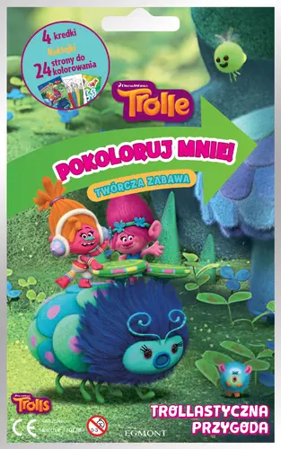 Okładka: Trollastyczna przygoda. Trolle. Pokoloruj mnie