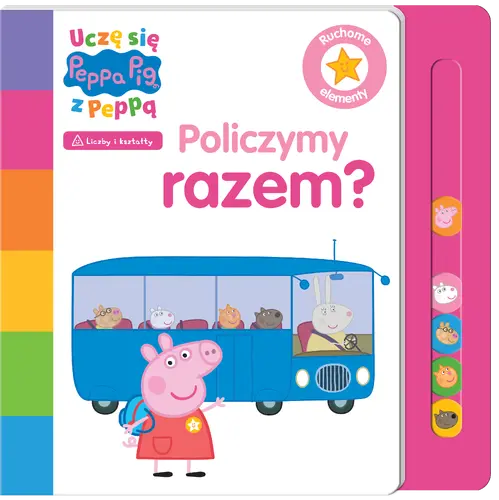Okładka: Uczę się z Peppą. Peppa Pig. Policzymy razem?