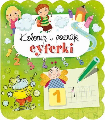 Okładka: Koloruję i poznaję cyferki