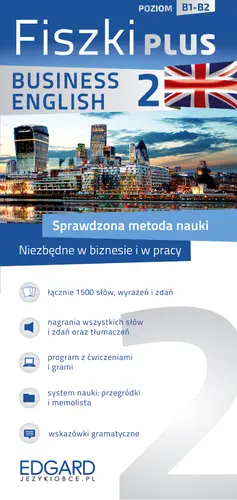 Okładka: Angielski Fiszki PLUS Business English 2