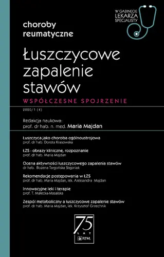 Okładka: Łuszczycowe zapalenie stawów. W gabinecie lekarza specjalisty.