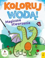 Okładka: Koloruj wodą. Magiczne stworzenia
