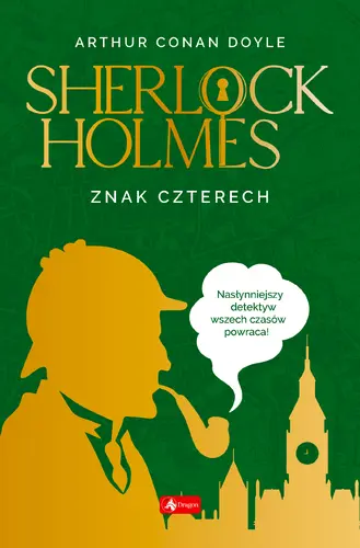 Okładka: Sherlock Holmes. Znak czterech