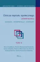 Okładka: Oblicza kapitału społecznego uniwersytetu
