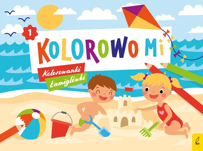 Okładka: Kolorowo mi. Kolorowanki i łamigłówki 1