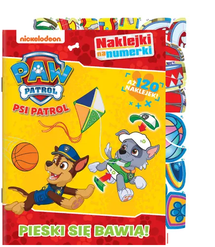 Okładka: Psi Patrol. Naklejki na numerki cz. 3 Pieski się bawią