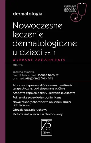Okładka: Nowoczesne leczenie dermatologiczne u dzieci cz. I. Wybrane zagadnienia.