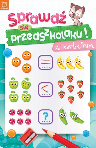 Okładka: Sprawdź się przedszkolaku! z kotkiem