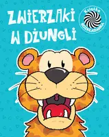 Okładka: Zwierzaki w dżungli. Ruchome obrazki