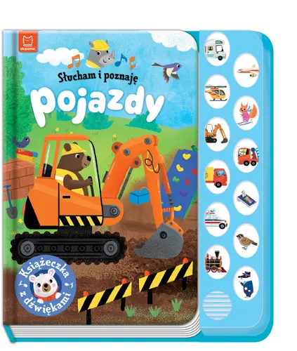 Okładka: Słucham i poznaję. Pojazdy. Książeczka z dźwiękami