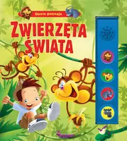 Okładka: Gucio 4 dźwięki. Zwierzęta świata