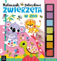 Okładka: Malowanki paluszkowe. Zwierzęta w zoo