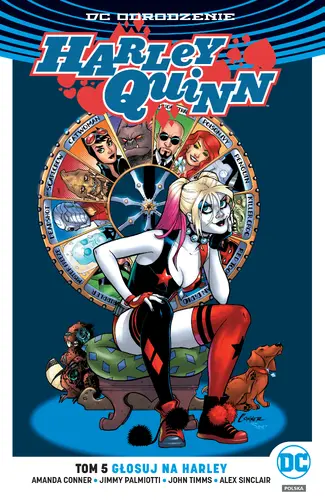 Okładka: Harley Quinn – Głosuj na Harley. Tom 5